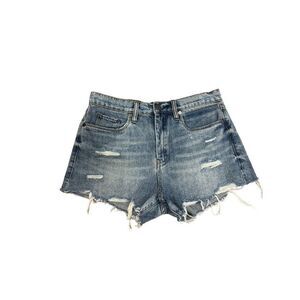 Blank NYC The Barrow Distressed High Rise Cut Off Shorts Sz 29